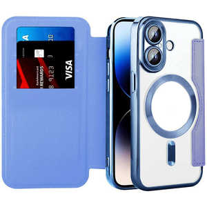 ROYALMONSTER iPhone16 MagSafe対応 手帳型ケース SB RM-16MG-SB