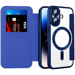ROYALMONSTER iPhone16 Plus MagSafe対応 手帳型ケース NV RM-16MGPL-NV ROYALMONSTER iPhone16 Plus MagSafe対応 手帳型ケース NV RM-16MGPL-NV