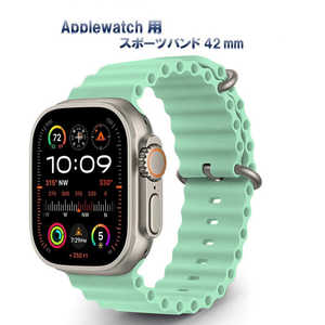 ROYALMONSTER Apple Watch用スポーツバンド 42mm ミント RM2527MNT-42 ROYALMONSTER Apple Watch用スポーツバンド 42mm ミント RM2527MNT-42