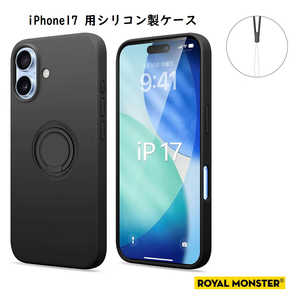 ROYALMONSTER iPhone 17 VRP[X Ot BK RM7816-17-BK