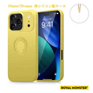 ROYALMONSTER iPhone Promax VRP[X Ot YE RM7816-17PM-YE
