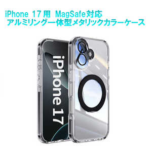 ROYALMONSTER iPhone17p MagSafeΉ A~Ǒ^P[X ubN RM8293-17-BK