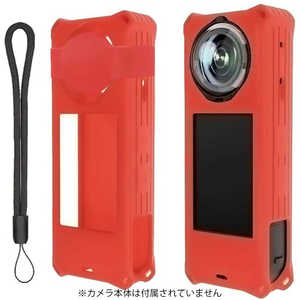 ROYALMONSTER Insta360 X5�p�V���R�����v���e�N�^�[�J�o�[ ���b�h RM-2661RD