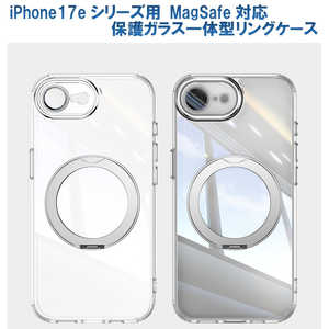 ROYALMONSTER iPhone 17e MagSafe�Ή��P�[�X(�����Y�ی�K���X�t) WH RM8292-17e-WH