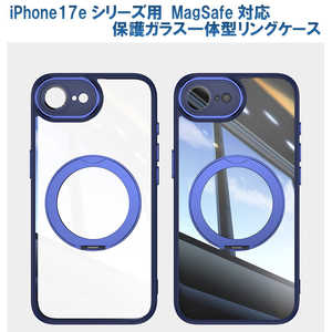 ROYALMONSTER iPhone 17e MagSafe�Ή��P�[�X(�����Y�ی�K���X�t) NB RM8292-17e-NB