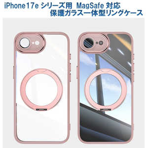 ROYALMONSTER iPhone 17e MagSafe�Ή��P�[�X(�����Y�ی�K���X�t) PK RM8292-17e-PK