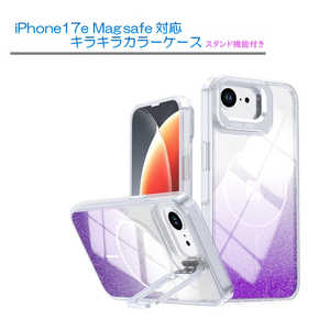 ROYALMONSTER iPhone 17e �p Magsafe�Ή� ���炫��J���[ �N���A�P�[�X PP RM-8294e-PP