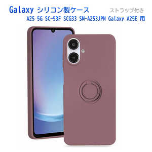 ROYALMONSTER Galaxy A25 A25E �p �����O�t�V���R���P�[�X �p�[�v�� RM-8130PP