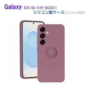 ROYALMONSTER Galaxy S25 �p �����O�t�V���R���P�[�X �p�[�v�� RM-8161PP-SC-51F