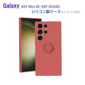 ROYALMONSTER GalaxyS25 Ultra�p�����O�t�V���R���P�[�X ���b�h RM-8161RD-SC-52F