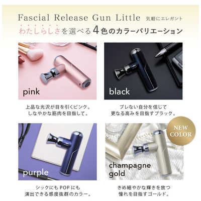 WAVEWAVE FASCIAL RELEASE GUN LITTLE ブラック WAVE2301-GL-BK
