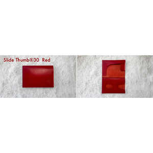 SIONWORKS (1秒で好印象)薄さ4mmの「開けない名刺入れ」Slide Thumb30 レッド Slide Thumb slidethumb-30-red