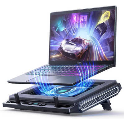 ☆未使用　LLANO　ノートパソコンクーラースタンド　V10BK　ラノ LLANO ノートパソコンクーラースタンド [13～17.3インチ /USB-A接続