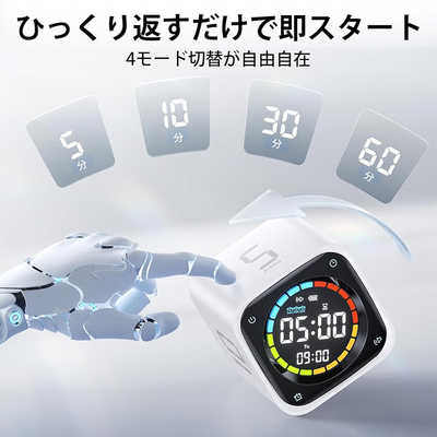 LLANO 目覚まし時計 ポモドーロタイマー＋置き時計 生産性アップ・集中