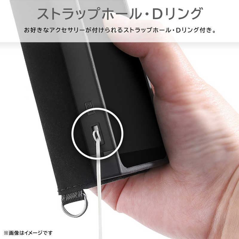 INGREM INGREM Xperia 10 V 耐衝撃 手帳型レザーケース KAKU Durable トープ/ライトグレー IN-RXP10M5TBC9/TGR IN-RXP10M5TBC9/TGR