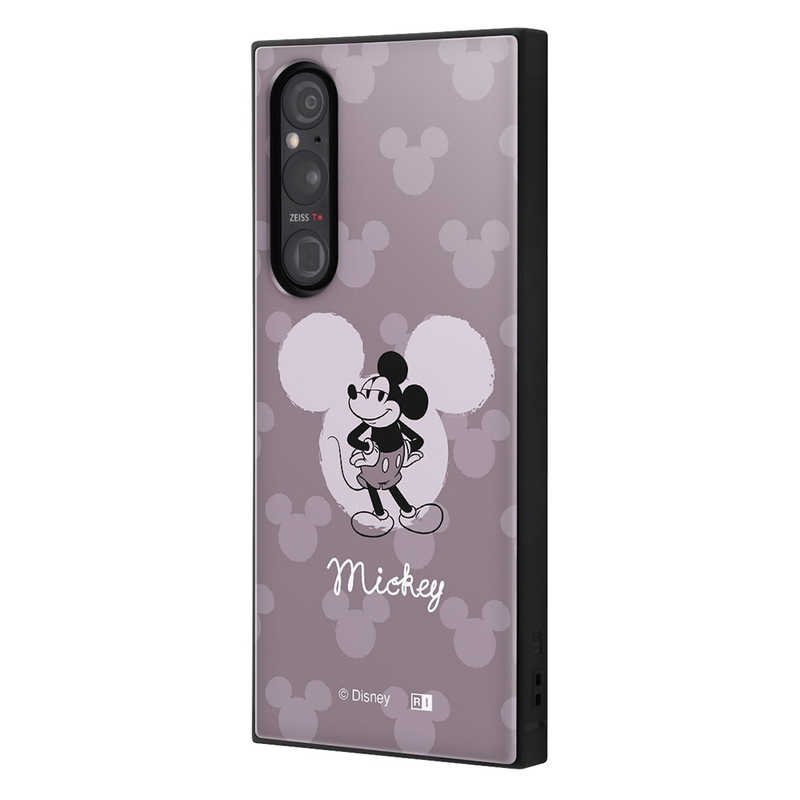 INGREM INGREM Xperia 1 V 『ディズニーキャラクター』耐衝撃ハイブリッドケース ミッキーマウス グレー IQDXP1M5K3TBMK23 IQDXP1M5K3TBMK23