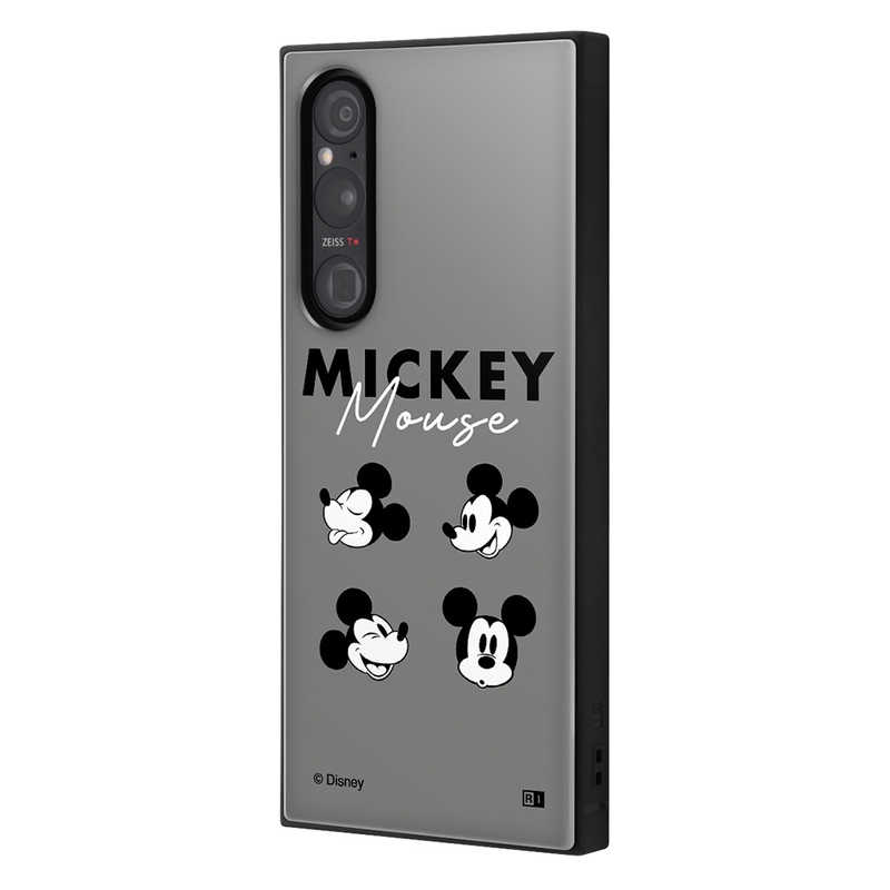 INGREM INGREM Xperia 1 V 『ディズニーキャラクター』耐衝撃ハイブリッドケース ミッキーマウス フェイス IQDXP1M5K3TBMK9 IQDXP1M5K3TBMK9
