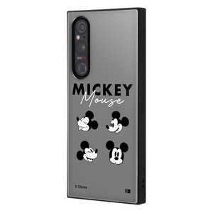 INGREM Xperia 1 V 『ディズニーキャラクター』耐衝撃ハイブリッドケース ミッキーマウス フェイス IQDXP1M5K3TBMK9