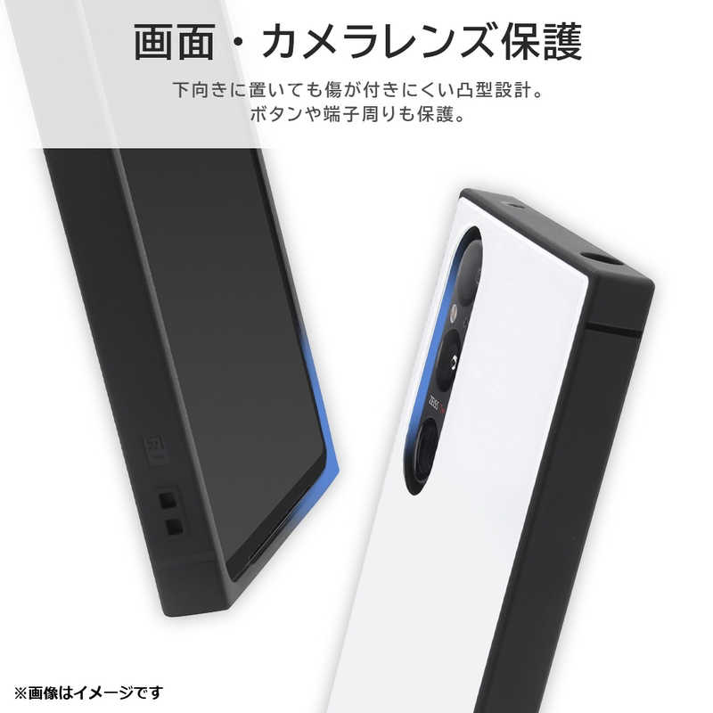INGREM INGREM Xperia 1 V 『ディズニーキャラクター』耐衝撃ハイブリッドケース ミニーマウス フェイス IQDXP1M5K3TBMN7 IQDXP1M5K3TBMN7