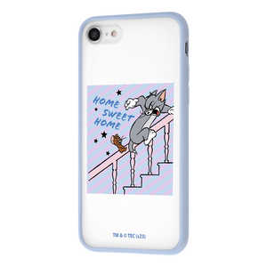 INGREM iPhone SE(第3/2世代)/ 8 / 7 『トムとジェリー』 マットハイブリッドケース SHEER トムとジェリー 階段 IJ-WP34BS4WA/TJ50