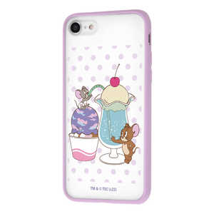 INGREM iPhone SE(第3/2世代)/ 8 / 7 『トムとジェリー』マットハイブリッドケース SHEER ジェリーとタフィー アイス IJ-WP34BS4WLD/TJ51