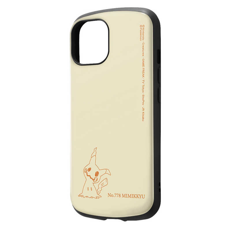INGREM INGREM iPhone15 ポケットモンスター 耐衝撃ケース MiA ミミッキュ ベージュ INPP41AC4PK52 INPP41AC4PK52