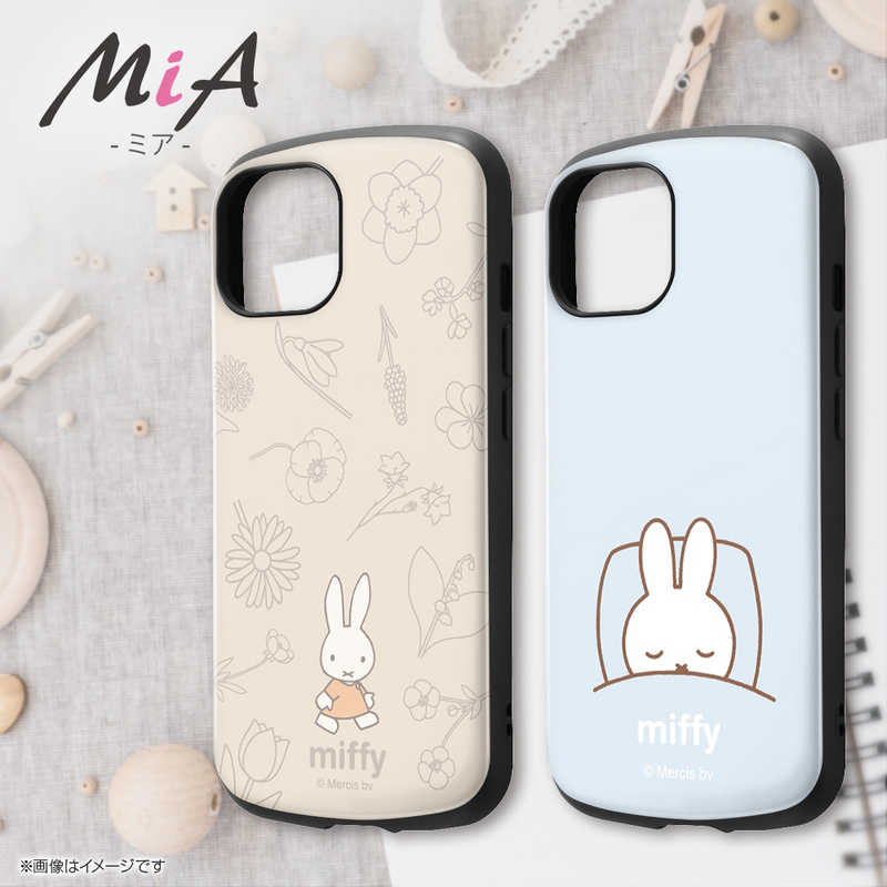 INGREM INGREM iPhone15 ミッフィー 耐衝撃ケース MiA フラワー INBP41AC4MF49 INBP41AC4MF49