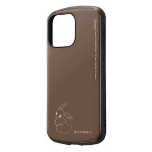 INGREM iPhone 15 Pro Max(6.7インチ) ポケットモンスター / 耐衝撃ケース MiA/イーブイ ココアブラウン INPP44AC4PK32