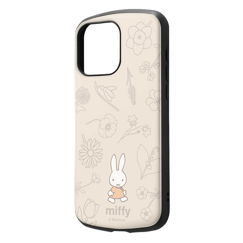INGREM INGREM iPhone 15 Pro Max(6.7インチ) ミッフィー / 耐衝撃ケース MiA/フラワー INBP44AC4MF49 INBP44AC4MF49