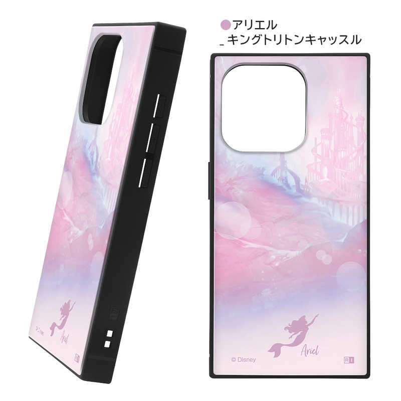 INGREM INGREM iPhone15 Pro ディズニー ハイブリッドケース KAKU アリエル キングトリトンキャッスル IQDP42K3TBAR5 IQDP42K3TBAR5