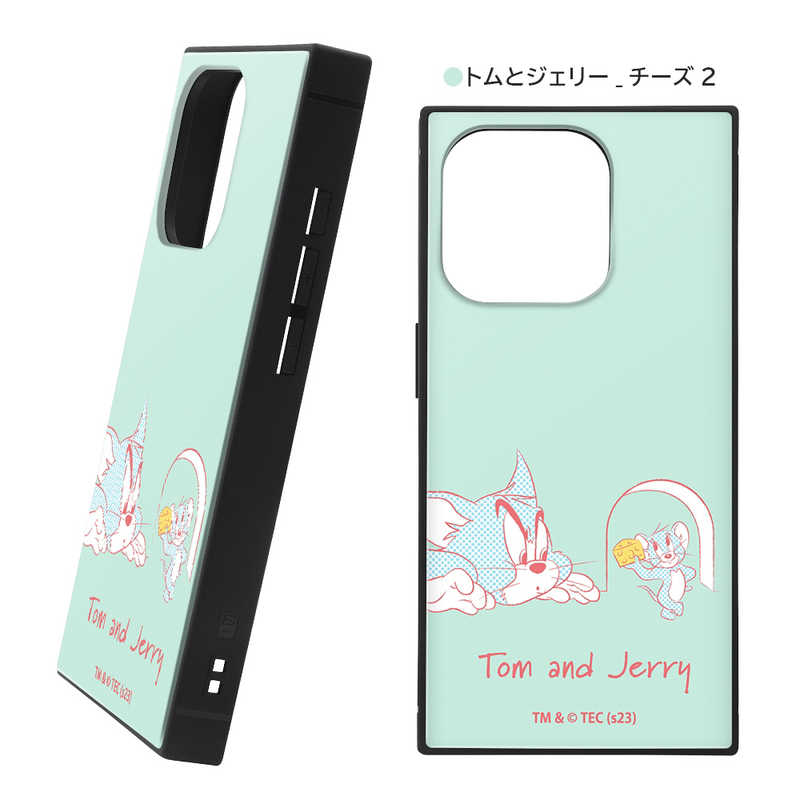 INGREM INGREM iPhone15 Pro トムとジェリー ハイブリッドケース KAKU トムとジェリー チーズ2 IQWP42K3TBTJ27 IQWP42K3TBTJ27