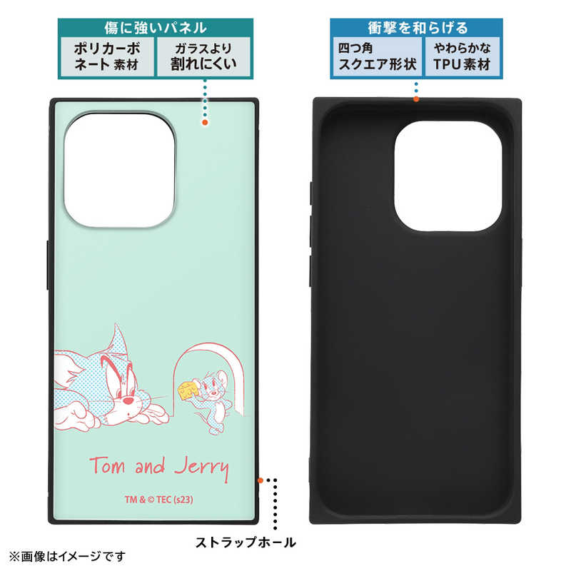 INGREM INGREM iPhone15 Pro トムとジェリー ハイブリッドケース KAKU トムとジェリー チーズ2 IQWP42K3TBTJ27 IQWP42K3TBTJ27