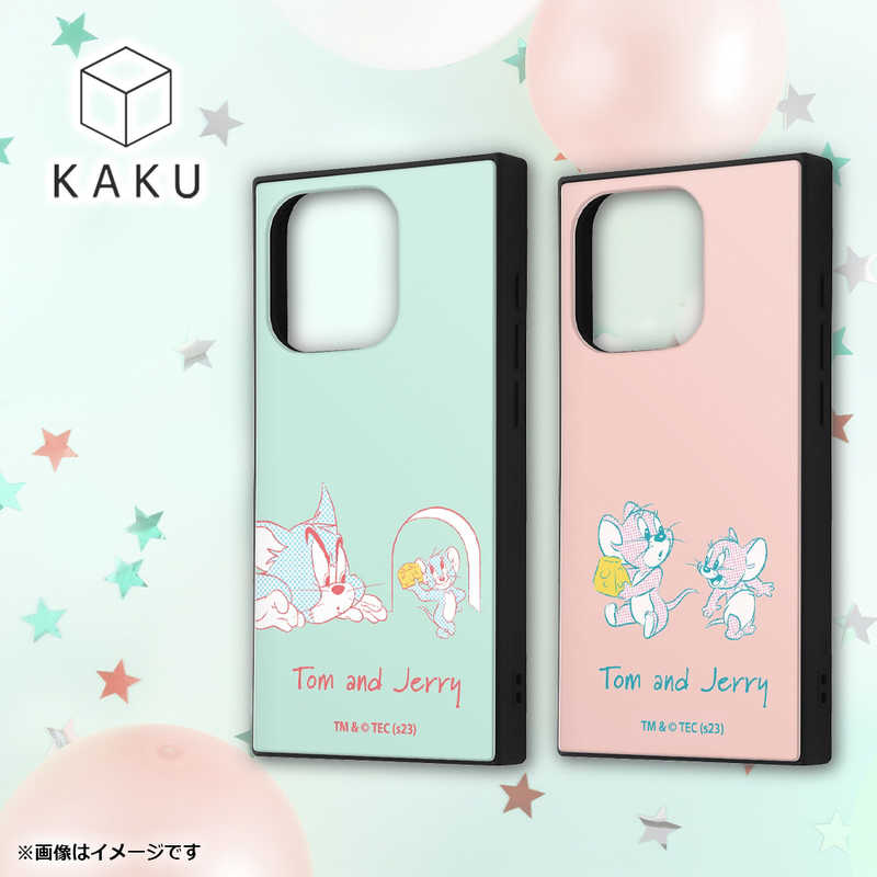 INGREM INGREM iPhone15 Pro トムとジェリー ハイブリッドケース KAKU ジェリーとタフィー チーズ2 IQWP42K3TBTJ28 IQWP42K3TBTJ28