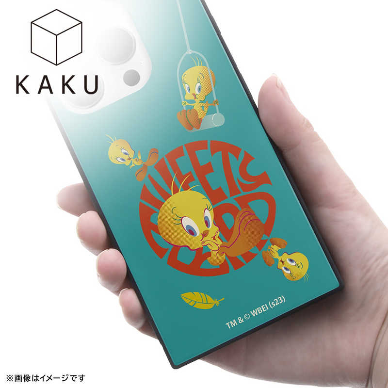 INGREM INGREM iPhone15 Pro ルーニー･テューンズ ハイブリッドケース KAKU ルーニー･テューンズ 集合 IQWP42K3TBLN5 IQWP42K3TBLN5