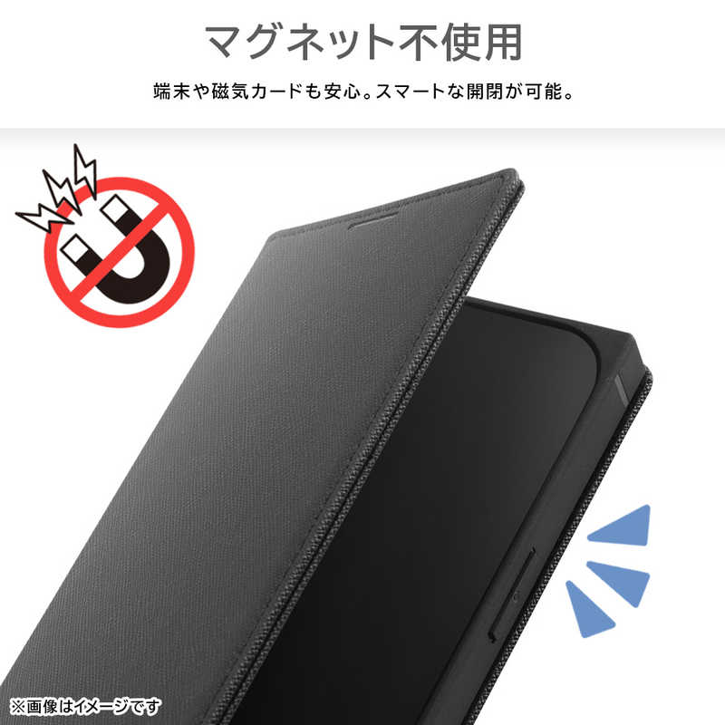 INGREM INGREM Xperia 5 V 耐衝撃 手帳型レザーケース KAKU Durable トープ/ライトグレー IN-RXP5M5TBC9/TGR IN-RXP5M5TBC9/TGR