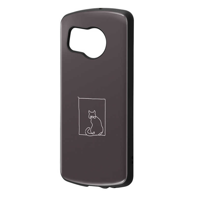 INGREM INGREM AQUOS sense8 超！ 保護ケース MiA-collection ネコ/グレー IN-CAQM3AC4/NK1 IN-CAQM3AC4/NK1