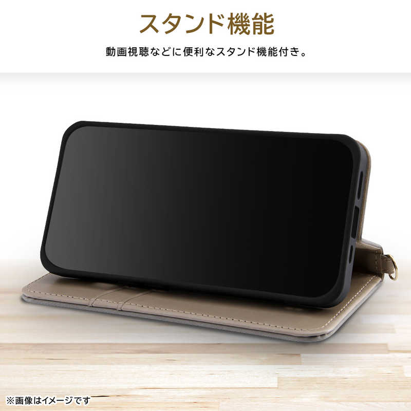 INGREM INGREM AQUOS sense8 耐衝撃 手帳型レザーケース Raffine ピンク IN-AQM3DML1/P IN-AQM3DML1/P