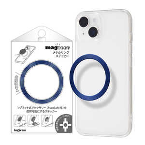 INGREM magness メタルリング ステッカー/ブルー IN-MGS1/A
