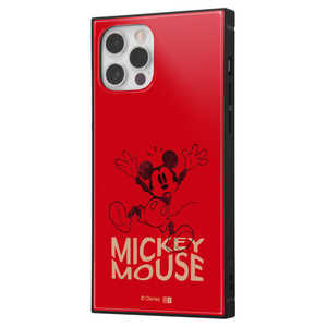 INGREM iPhone 12 / 12 Pro ディズニー 耐衝撃 ハイブリッドケース KAKU ミッキーマウス ドロップ IQDP27K3TBMK35