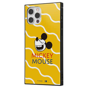 INGREM iPhone 12 / 12 Pro ディズニー 耐衝撃 ハイブリッドケース KAKU ミッキーマウス ウェーブ IQDP27K3TBMK36