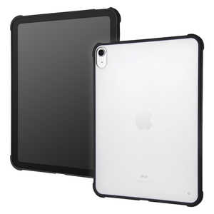 INGREM iPad 2022年 10.9インチ 第10世代 耐衝撃 軽量 ハイブリッドケース マット/ イングレム ブラック IS-PA18BS5/B