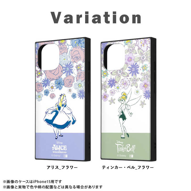 INGREM INGREM OPPO Reno11 A/ ディズニー/ ハイブリッドケース KAKU/ イングレム ティンカー・ベル-フラワー IQ-DOPR11AK3TB/PP2 IQ-DOPR11AK3TB/PP2