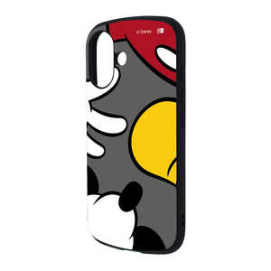INGREM iPhone 16(6.1インチ) ディズニー/ 超！ 保護ケース MiA 衝撃吸収 バンパー ハイブリッドケース/ イングレム IN-DP46AC4/MK26