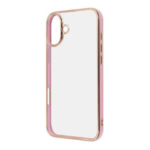 INGREM iPhone 16 Plus(6.7インチ) LUSTANT 衝撃吸収 バンパー キラキラ メタリック カラフル ハイブリッドケース/ イングレム IN-P48CC17/LPGD INGREM iPhone 16 Plus(6.7インチ) LUSTANT 衝撃吸収 バンパー キラキラ メタリック カラフル ハイブリッドケース/ イングレム IN-P48CC17/LPGD