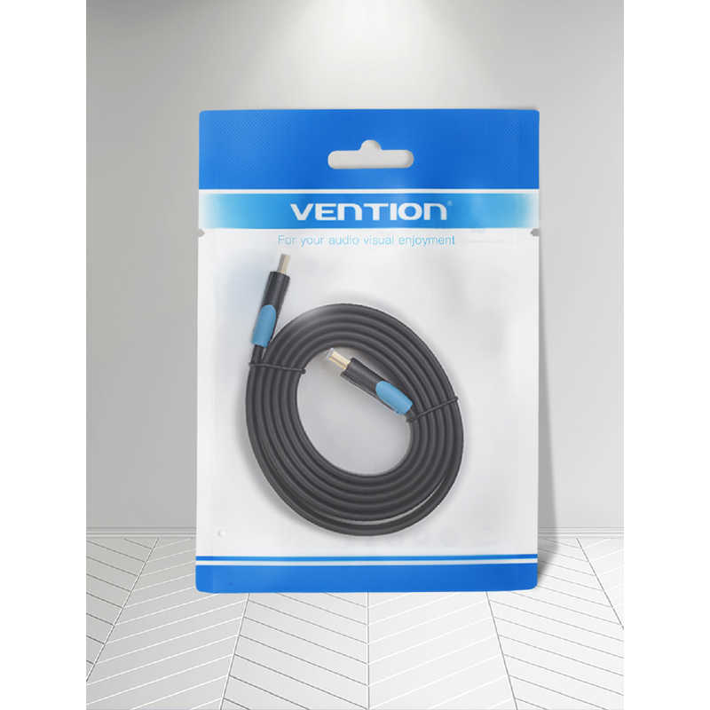 VENTION VENTION HDMIケーブル 0.75m 4K対応 フラットタイプ ［1m /HDMI⇔HDMI /フラットタイプ /イーサネット対応］ VA-0744 VA-0744