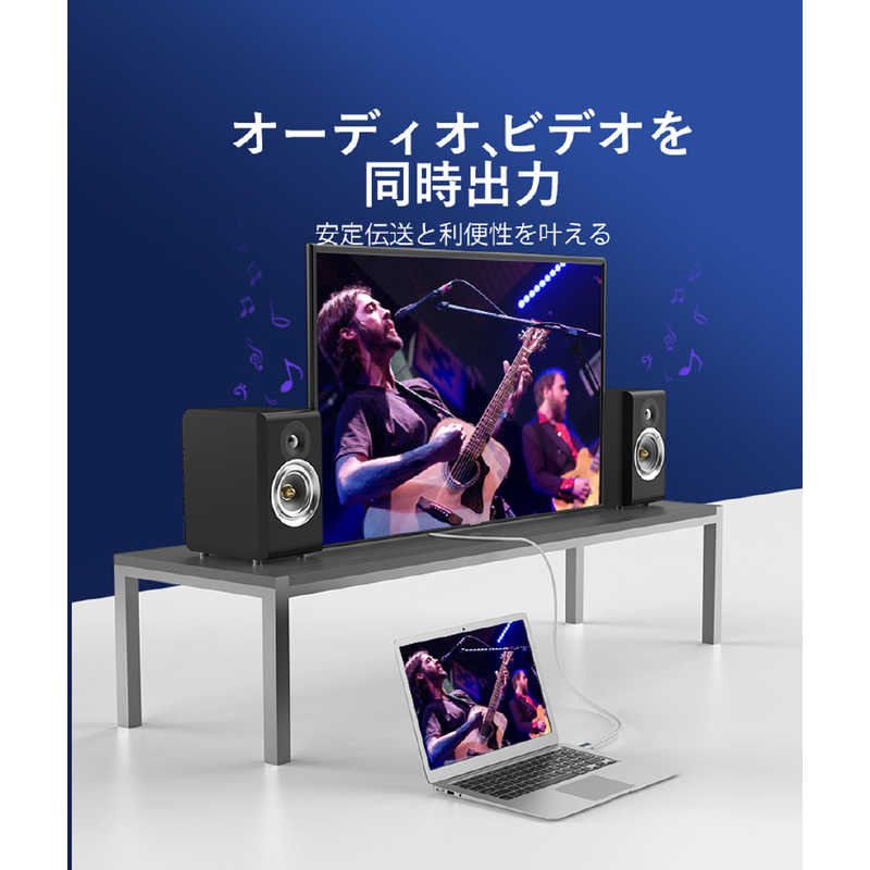 VENTION VENTION 1m HDMIケーブル コットン編み メタルタイプ ［1m /HDMI⇔HDMI /スタンダードタイプ /イーサネット対応］ シルバーグレー AA-0911 AA-0911
