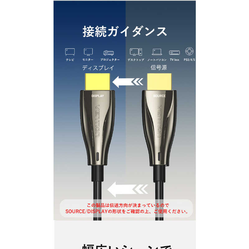VENTION VENTION 100m 業務用 HDMIケーブル ［HDMI⇔HDMI /スタンダードタイプ］ ブラック AL-1659 AL-1659