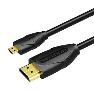 VENTION 1.0m micro HDMIケーブル ［1m /HDMI⇔MicroHDMI /イーサネット対応］ VA-1666