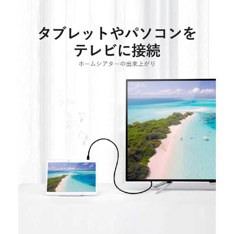 VENTION VENTION 1.5m mini HDMIケーブル ［1.5m /HDMI⇔miniHDMI /イーサネット対応］ VA-1703 VA-1703