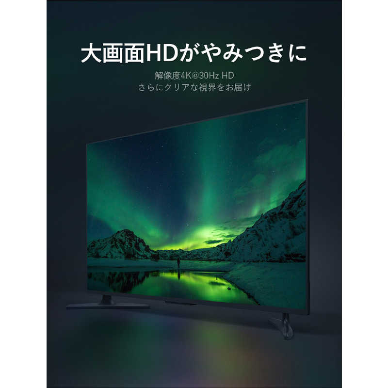 VENTION VENTION 1.5m mini HDMIケーブル ［1.5m /HDMI⇔miniHDMI /イーサネット対応］ VA-1703 VA-1703